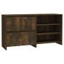 Aparador de 2 piezas madera manufacturada color roble ahumado by , Sideboards - Ref: Foro24-3098086, Price: 118,01 €, Discoun...