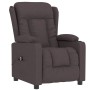 Sillón reclinable eléctrico tela marrón oscuro by , Armchairs - Ref: Foro24-3098782, Price: 255,94 €, Discount: %