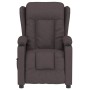 Sillón reclinable eléctrico tela marrón oscuro by , Armchairs - Ref: Foro24-3098782, Price: 255,94 €, Discount: %