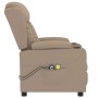 Sillón de masaje eléctrico cuero sintético color capuchino by , Electric massage chairs - Ref: Foro24-3098810, Price: 268,75 ...