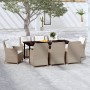 Juego de comedor de jardín 9 piezas marrón von , Gartensets - Ref: Foro24-3099558, Preis: 1,00 €, Rabatt: %