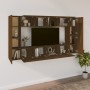 Set de muebles para TV 8 pzas madera contrachapada roble marrón von , TV-Möbel - Ref: Foro24-3114293, Preis: 262,42 €, Rabatt: %