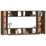 Set de muebles para TV 8 pzas madera contrachapada roble marrón von , TV-Möbel - Ref: Foro24-3114293, Preis: 262,42 €, Rabatt: %