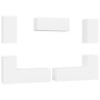 Set de muebles para TV 7 piezas madera contrachapada blanco von , TV-Möbel - Ref: Foro24-3114302, Preis: 275,38 €, Rabatt: %