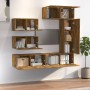 Set de muebles de TV 6 pzas madera contrachapada roble ahumado von , TV-Möbel - Ref: Foro24-3114555, Preis: 185,29 €, Rabatt:...