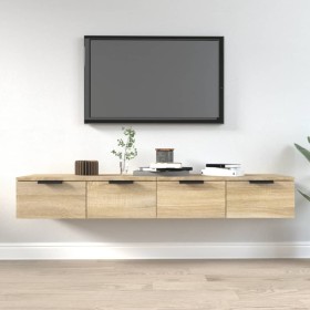 Armarios de pared 2 uds contrachapada roble Sonoma 68x30x20 cm by , Shelves and shelves - Ref: Foro24-3115894, Price: 97,19 €...
