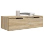 Armarios de pared 2 uds contrachapada roble Sonoma 68x30x20 cm by , Shelves and shelves - Ref: Foro24-3115894, Price: 97,19 €...