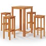 Juego muebles de bar para jardín 5 pzas madera de acacia maciza von , Gartensets - Ref: Foro24-3116015, Preis: 345,47 €, Raba...