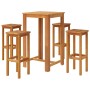Juego muebles de bar para jardín 5 pzas madera de acacia maciza von , Gartensets - Ref: Foro24-3116015, Preis: 345,47 €, Raba...