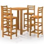 Juego muebles de bar para jardín 5 pzas madera de acacia maciza | Foro24.es | Tu tienda online para hogar, jardín y más Foro24.es