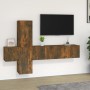 Set de muebles de TV 5 pzas madera contrachapada roble ahumado von , TV-Möbel - Ref: Foro24-3120221, Preis: 135,47 €, Rabatt: %