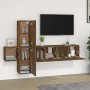 Set de muebles de TV 5 pzas madera contrachapada roble ahumado von , TV-Möbel - Ref: Foro24-3120221, Preis: 135,47 €, Rabatt: %