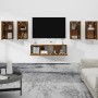 Set de muebles de TV 6 pzas madera contrachapada roble ahumado von , TV-Möbel - Ref: Foro24-3120263, Preis: 178,26 €, Rabatt:...