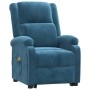 Sillón de masaje elevable terciopelo azul by , Electric massage chairs - Ref: Foro24-3124846, Price: 337,20 €, Discount: %