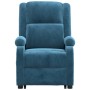 Sillón de masaje elevable terciopelo azul by , Electric massage chairs - Ref: Foro24-3124846, Price: 337,20 €, Discount: %