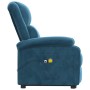 Sillón de masaje elevable terciopelo azul by , Electric massage chairs - Ref: Foro24-3124846, Price: 337,20 €, Discount: %