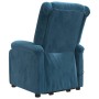Sillón de masaje elevable terciopelo azul by , Electric massage chairs - Ref: Foro24-3124846, Price: 337,20 €, Discount: %