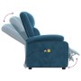 Sillón de masaje elevable terciopelo azul by , Electric massage chairs - Ref: Foro24-3124846, Price: 337,20 €, Discount: %