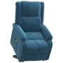 Sillón de masaje elevable terciopelo azul by , Electric massage chairs - Ref: Foro24-3124846, Price: 337,20 €, Discount: %