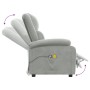 Sillón de masaje eléctrico terciopelo gris claro by , Electric massage chairs - Ref: Foro24-3098404, Price: 264,02 €, Discoun...