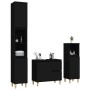 Set de muebles de baño 3 piezas madera contrachapada negro by , Bathroom furniture - Ref: Foro24-3185536, Price: 186,24 €, Di...