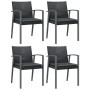 Juego comedor jardín 5 piezas y cojines ratán sintético y acero von , Gartensets - Ref: Foro24-3186975, Preis: 417,55 €, Raba...