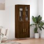 Aparador alto madera contrachapada marrón roble 69,5x34x180 cm von , Sideboards - Ref: Foro24-3198208, Preis: 168,72 €, Rabat...