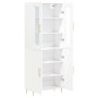 Aparador alto madera contrachapada blanco 69,5x34x180 cm von , Sideboards - Ref: Foro24-3198201, Preis: 166,00 €, Rabatt: %