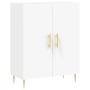 Aparador alto madera contrachapada blanco 69,5x34x180 cm von , Sideboards - Ref: Foro24-3198201, Preis: 166,00 €, Rabatt: %