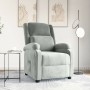 Sillón reclinable de terciopelo gris claro by , Armchairs - Ref: Foro24-342399, Price: 180,00 €, Discount: %