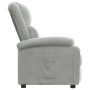 Sillón reclinable de terciopelo gris claro by , Armchairs - Ref: Foro24-342399, Price: 180,00 €, Discount: %