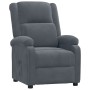Sillón reclinable de terciopelo gris oscuro by , Armchairs - Ref: Foro24-342400, Price: 184,27 €, Discount: %