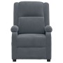 Sillón reclinable de terciopelo gris oscuro by , Armchairs - Ref: Foro24-342400, Price: 184,27 €, Discount: %