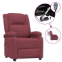 Sillón reclinable eléctrico tela rojo tinto | Foro24.es | Tu tienda online para hogar, jardín y más Foro24.es