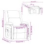 Sillón reclinable eléctrico tela rojo tinto | Foro24.es | Tu tienda online para hogar, jardín y más Foro24.es