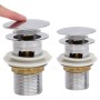 Desagüe de empuje función desbordamiento cromado 6,4x6,4x9,1 cm by , Faucets - Ref: Foro24-149055, Price: 14,28 €, Discount: %