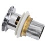 Desagüe de empuje función desbordamiento cromado 6,4x6,4x9,1 cm by , Faucets - Ref: Foro24-149055, Price: 14,28 €, Discount: %