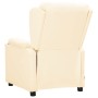 Sillón reclinable de cuero sintético crema | Foro24.es | Tu tienda online para hogar, jardín y más Foro24.es