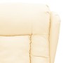 Sillón reclinable de cuero sintético crema | Foro24.es | Tu tienda online para hogar, jardín y más Foro24.es