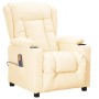 Sillón de masaje de cuero sintético crema | Foro24.es | Tu tienda online para hogar, jardín y más Foro24.es