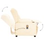 Sillón de masaje de cuero sintético crema | Foro24.es | Tu tienda online para hogar, jardín y más Foro24.es