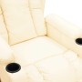 Sillón de masaje de cuero sintético crema | Foro24.es | Tu tienda online para hogar, jardín y más Foro24.es