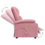 Sillón de masaje de terciopelo rosa by , Electric massage chairs - Ref: Foro24-342414, Price: 221,94 €, Discount: -5%%