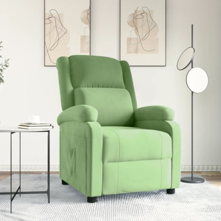 Sillón reclinable de terciopelo verde claro by , Armchairs - Ref: Foro24-342402, Price: 184,27 €, Discount: %
