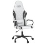 Silla gaming de masaje cuero sintético blanco y negro von , Gaming-Stühle - Ref: Foro24-345543, Preis: 106,75 €, Rabatt: %