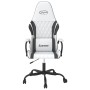 Silla gaming de masaje cuero sintético blanco y negro von , Gaming-Stühle - Ref: Foro24-345543, Preis: 106,75 €, Rabatt: %