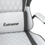 Silla gaming de masaje cuero sintético blanco y negro von , Gaming-Stühle - Ref: Foro24-345543, Preis: 106,75 €, Rabatt: %