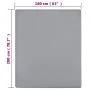 Spannbettlaken aus grauem Baumwolljersey, 160 x 200 cm von vidaXL, Bettlaken - Ref: Foro24-136206, Preis: 17,87 €, Rabatt: %