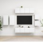 Set de mueble para TV de 8 piezas madera contrachapada blanco von , TV-Möbel - Ref: Foro24-3078704, Preis: 254,51 €, Rabatt: %