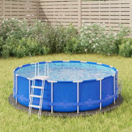 Tapiz de suelo piscina geotextil de poliéster gris claro Ø244cm de , Cubiertas para piscina - Ref: Foro24-94215, Precio: 20,2...